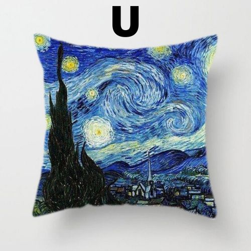 Van Gogh Oil Painting Cushion Cover