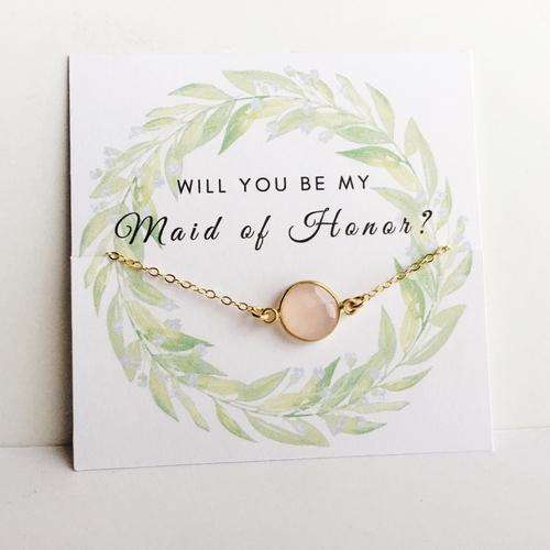 Will you Be My? Green Reef Rose Quartz Gift - Event Supply Shop