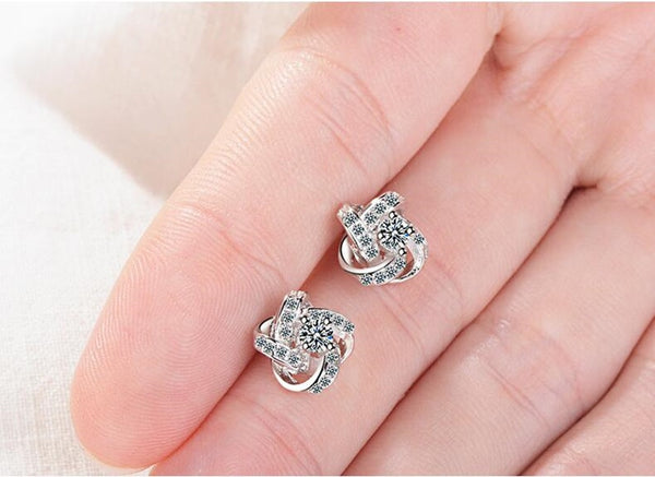 Sterling-Silver Cinderella Earrings