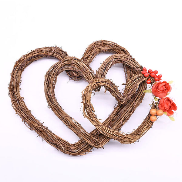 Heart Shaped Wreath Hanging Decoration for Wedding