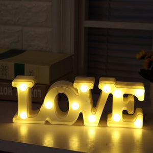 LOVE Letter Light