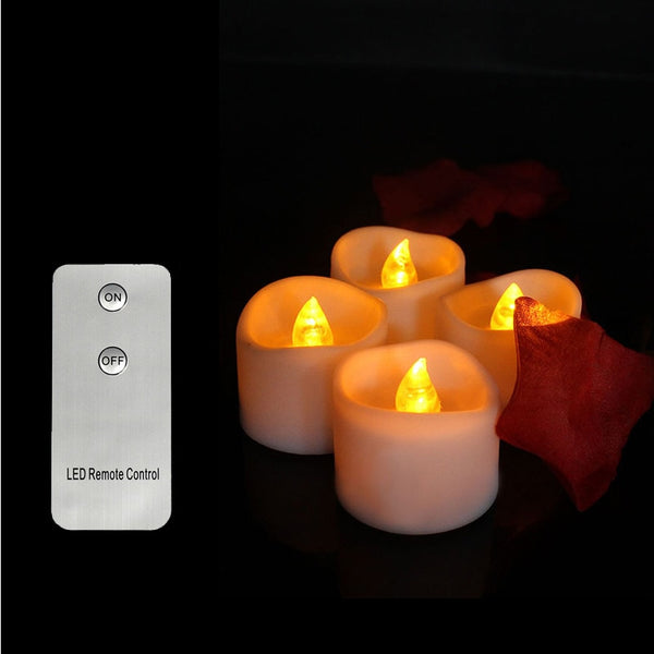 LED Votive Candles With Remote