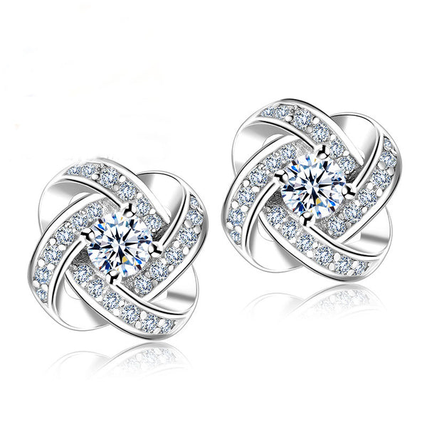 Sterling-Silver Cinderella Earrings