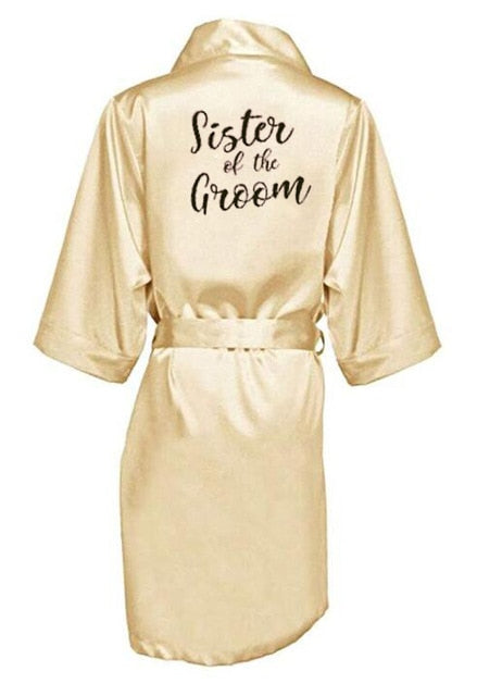 open lace back dress Bridal Party Robes – Event Supply Shop