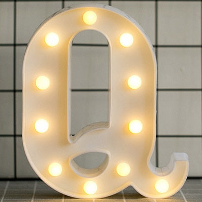 Luminous LED Light Letter