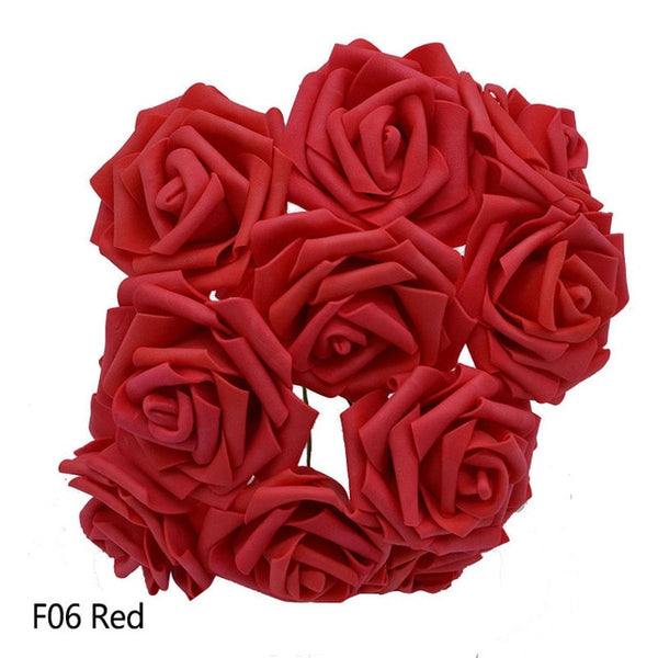 Colorful Artificial Roses for Home or Wedding Decor