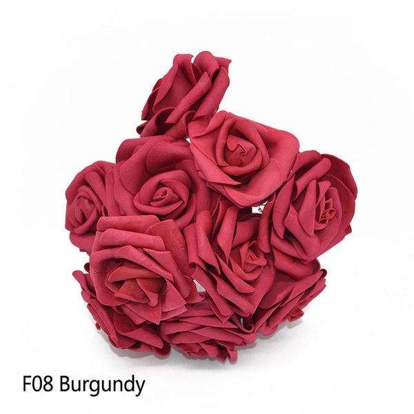 Colorful Artificial Roses for Home or Wedding Decor