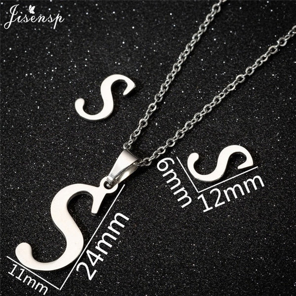 Stainless Steel Initial Letters Necklace for Her