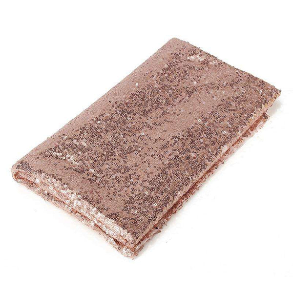 Brilliance Rose Gold Sequin Fabric - Event Supply Shop