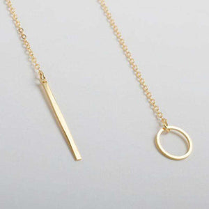 Simple Gold Bar Necklace - Event Supply Shop