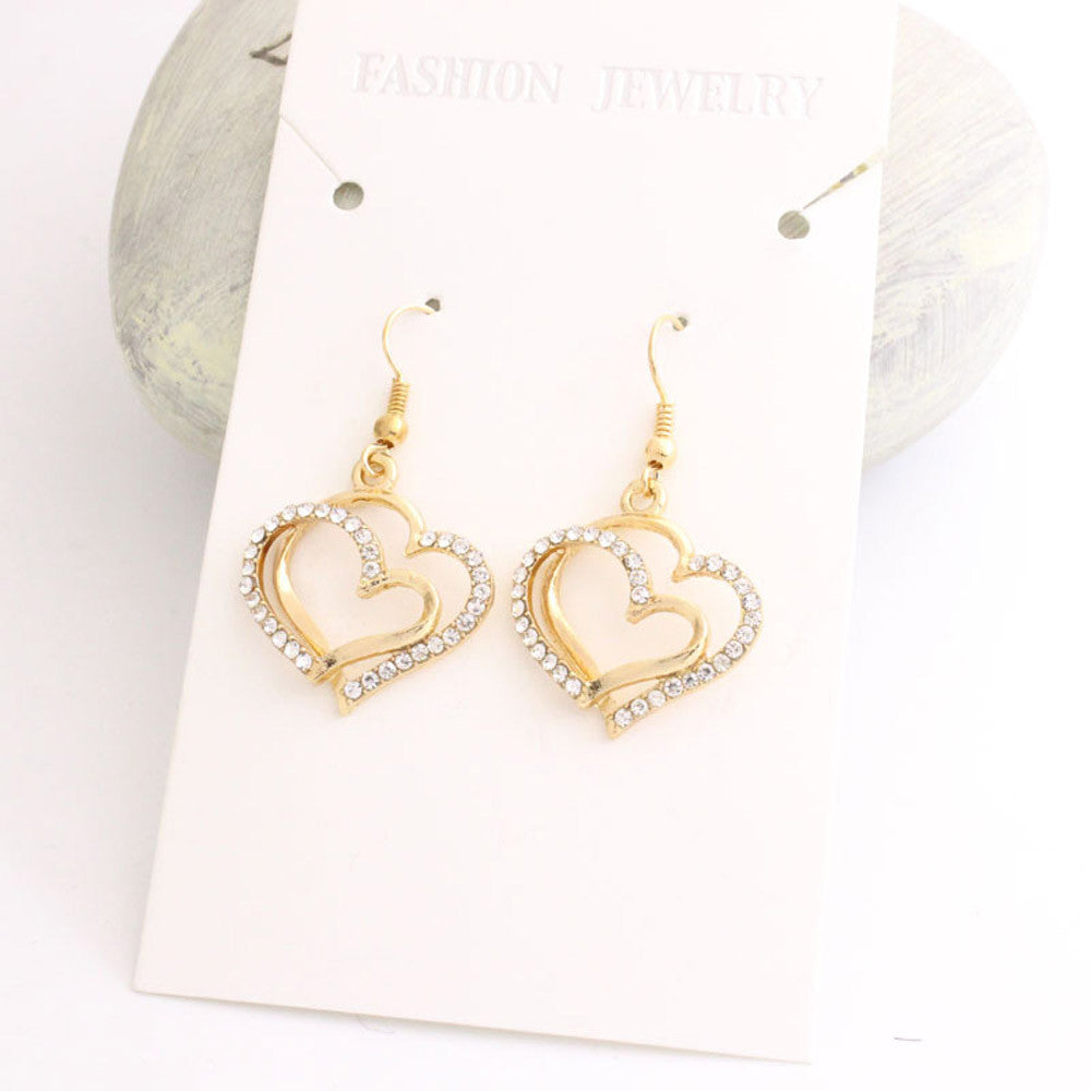 Heart Necklace and Earrings Set - Event Supply Shop