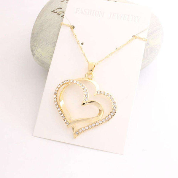 Heart Necklace and Earrings Set - Event Supply Shop