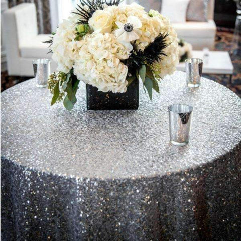 Sparkly Glitz Sequin Glamorous Tablecloth